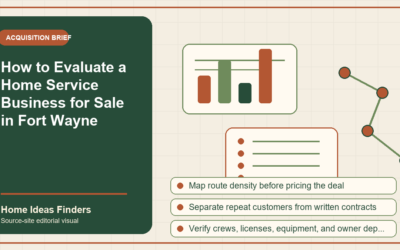 How to Evaluate a Home Service Business for Sale in Fort Wayne